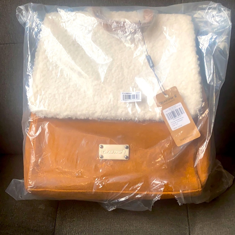 Brand New BearPaw Brown Suede Backpack